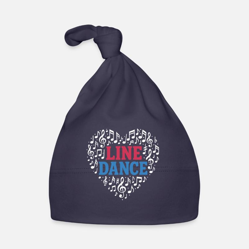 Line Dance - Dance with Heart - Music Gift Organic Baby Cap