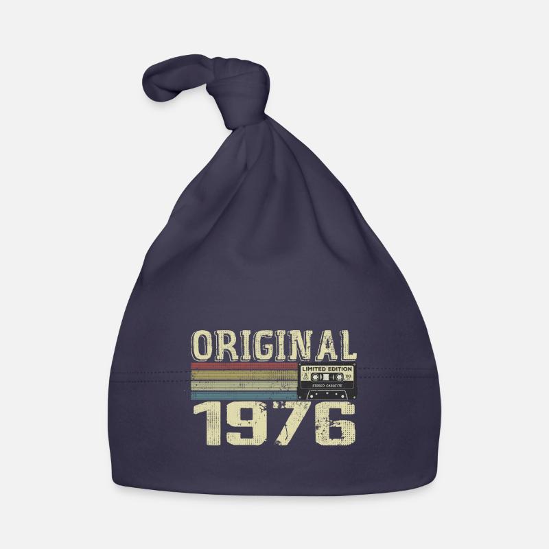 1976-Geburtstagsfeiern - Retro-1976-Geschenk Baby Bio-Mütze