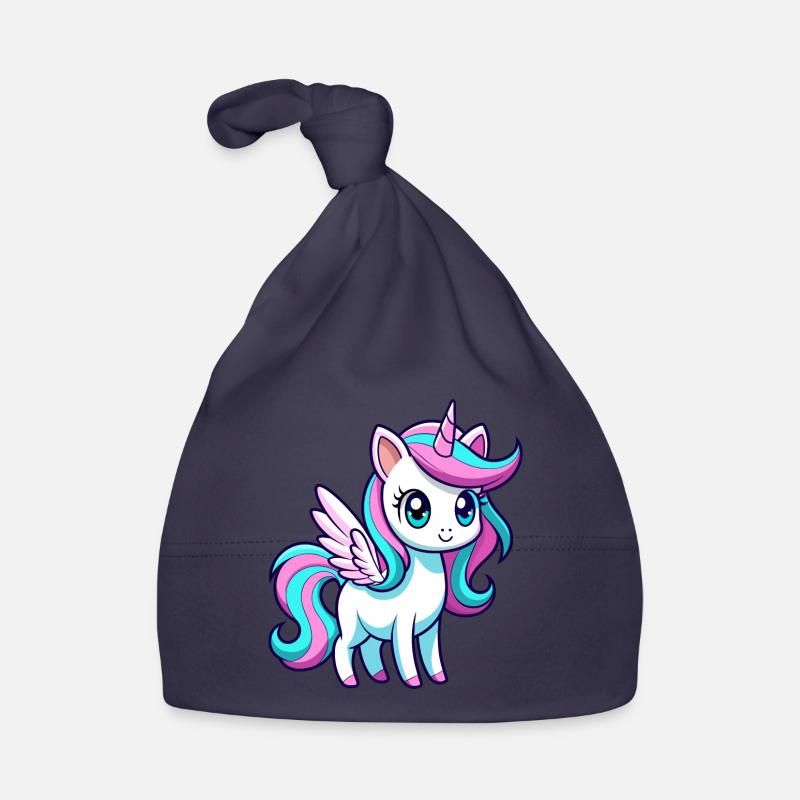 Licorne arc-en-ciel mignonne Bonnet bio Bébé
