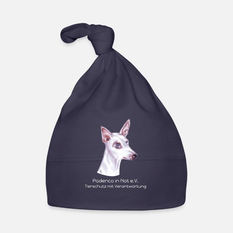 PiN - Le bien-être des animaux avec responsabilité - Bonnet bio Bébé - marine