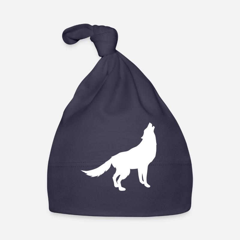 Wolf Organic Baby Cap