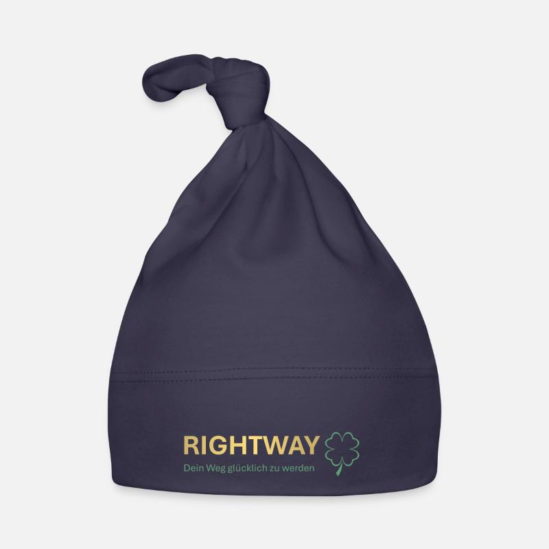 Rightway - Dein Weg glücklich zu werden Baby Bio-Mütze