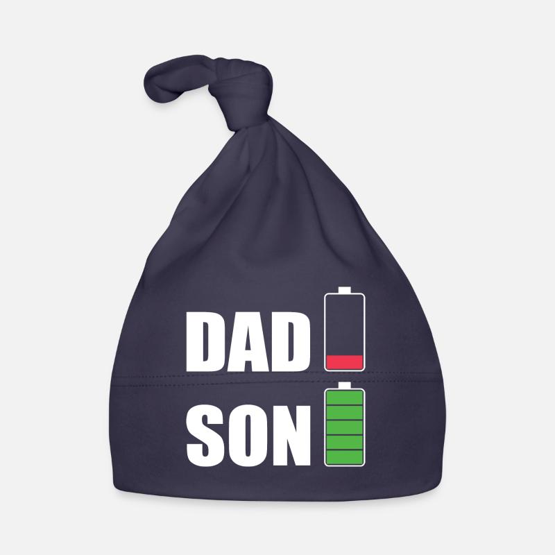 DAD & SON - Bonnet bio Bébé - marine