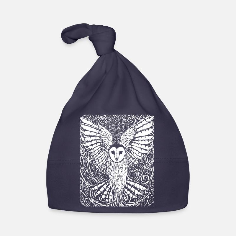 chouette - Bonnet bio Bébé - marine