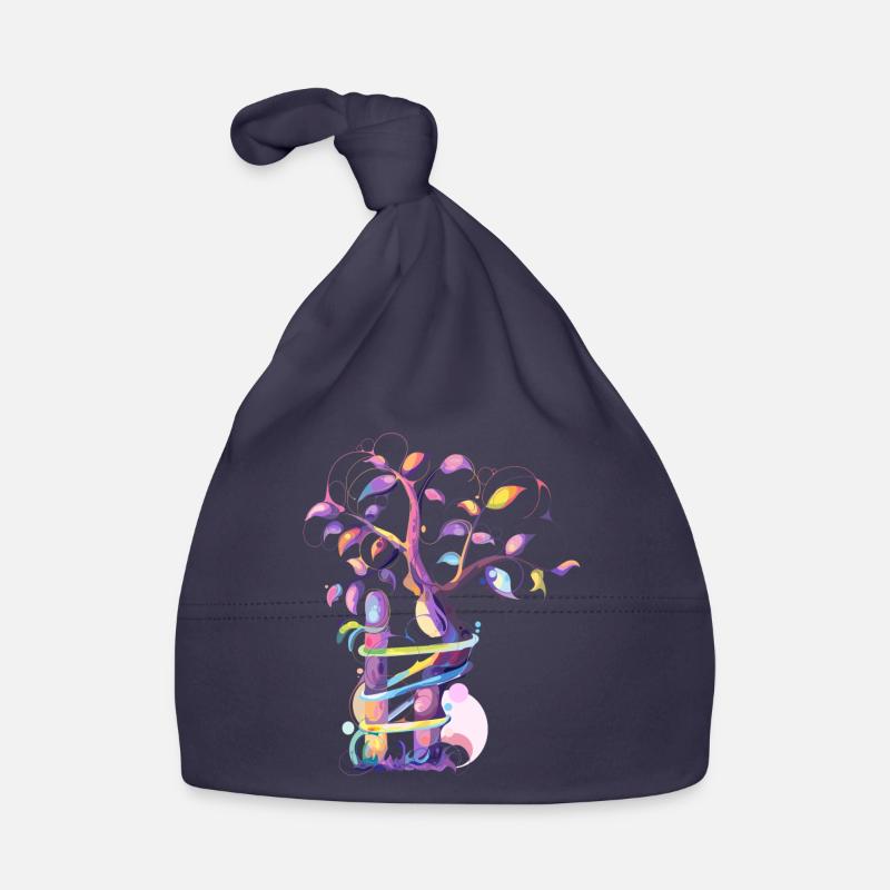Orthopaedic technology tree colorful (gOT it!) Organic Baby Cap