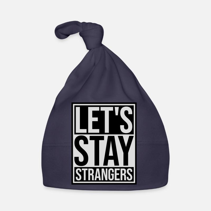 Citation Restons Strangers Bonnet bio Bébé