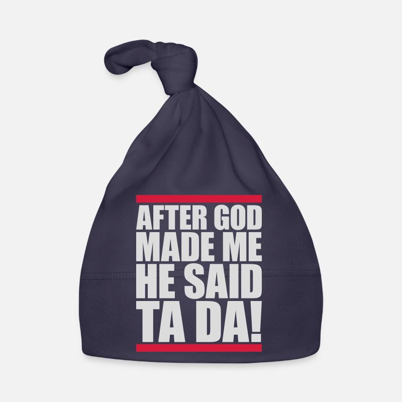 after god made me Baby Bio-Mütze