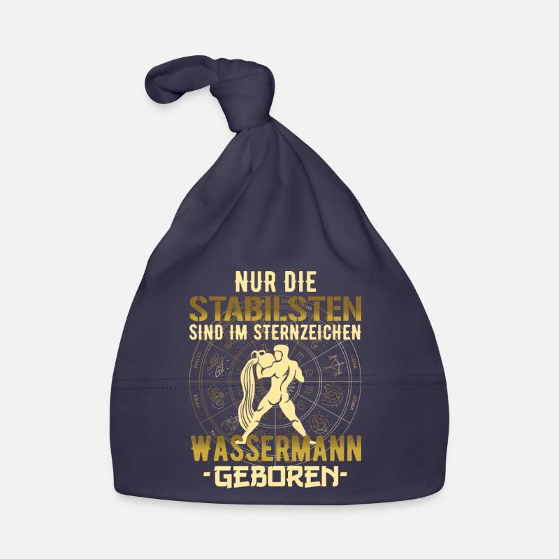 Sternzeichen stabil Wassermann Geschenk Baby Bio-Mütze