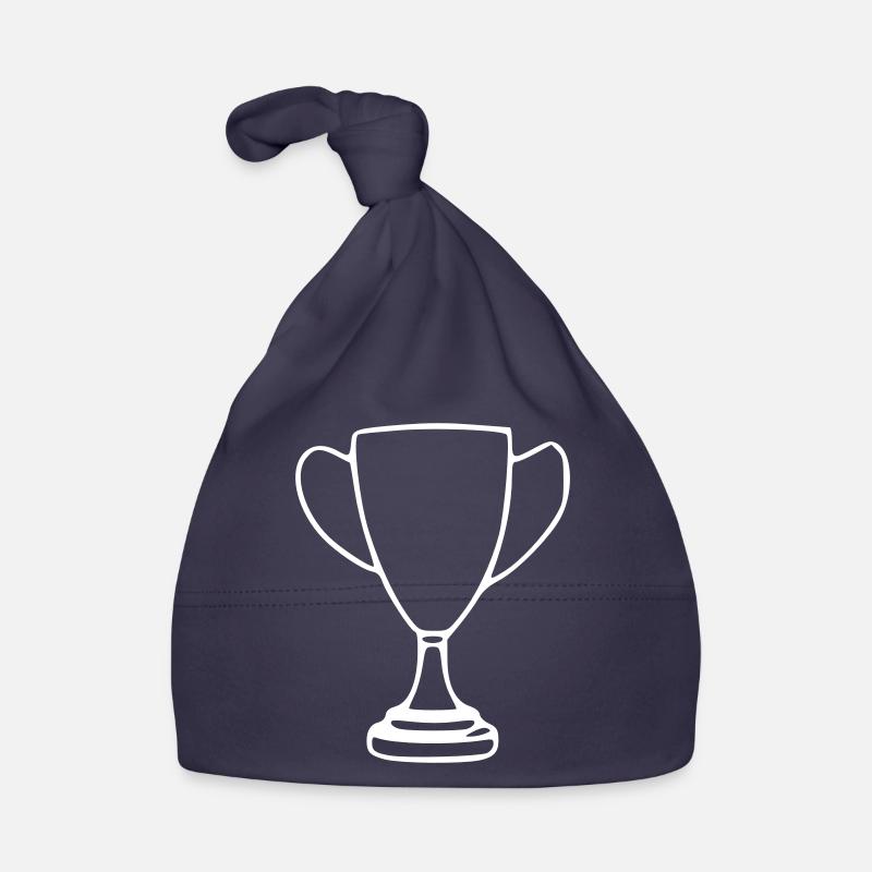 Cup Drawing Win Sketch White Organic Baby Cap