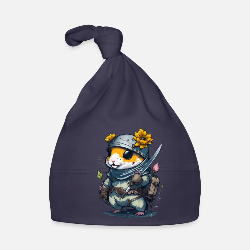 Avec ce design, vous deviendrez un hamster ninja Bonnet bio Bébé