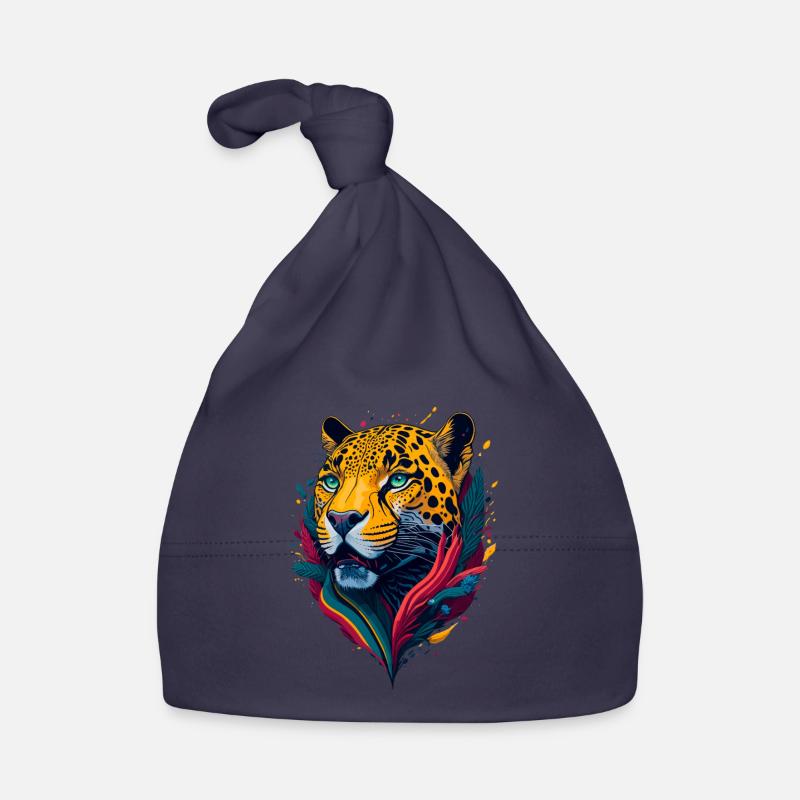 Nice abstract jaguar Organic Baby Cap