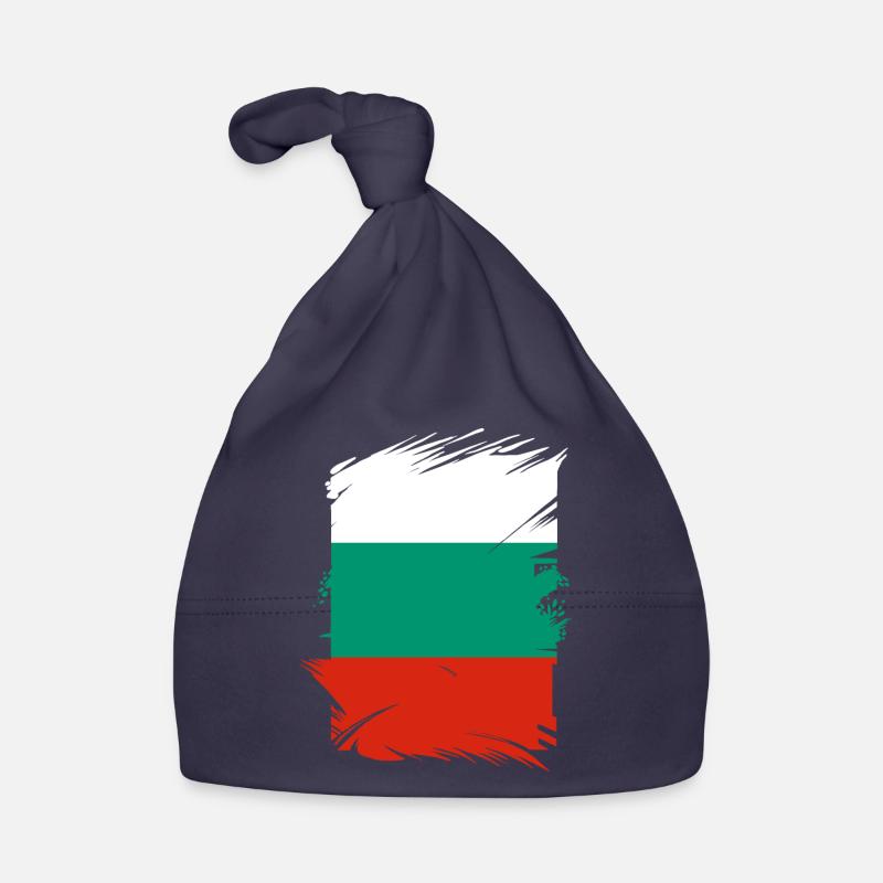 Drapeau bulgare Drapeau bulgare Sables d’or Bonnet bio Bébé