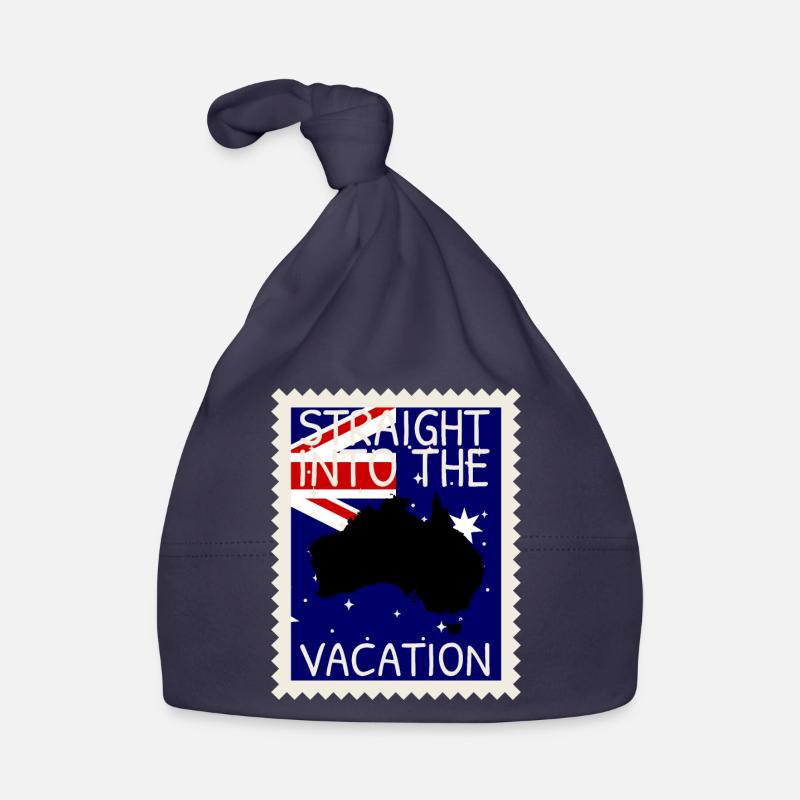 Drapeau australien sous drapeau australien Bonnet bio Bébé