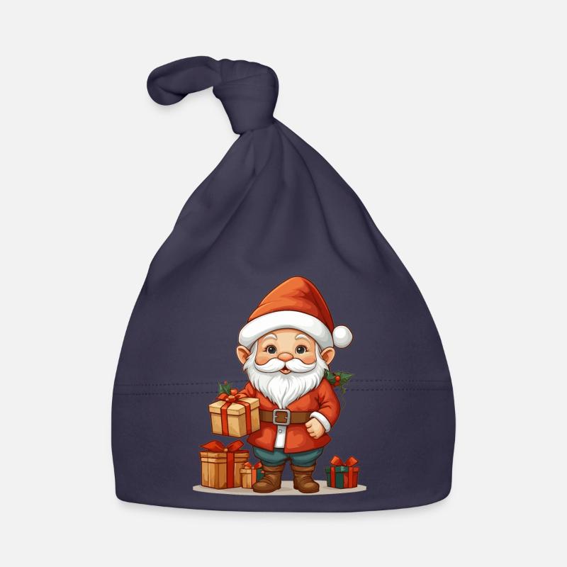 Christmas Gnome Organic Baby Cap