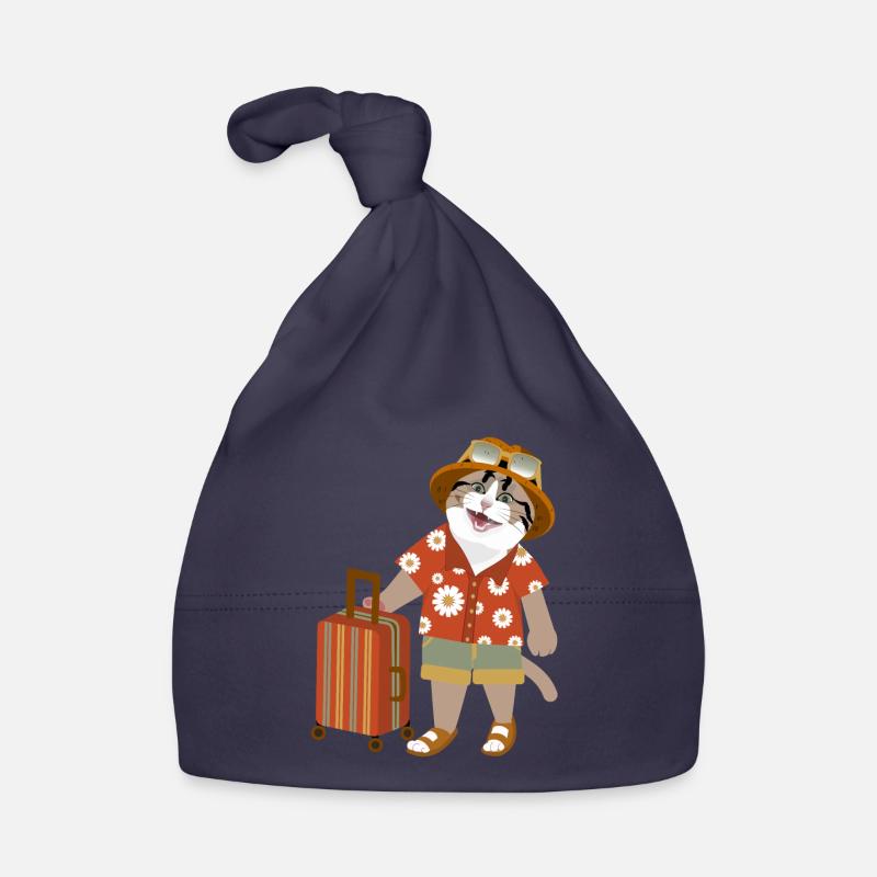 Humeur de voyage de chat Bonnet bio Bébé