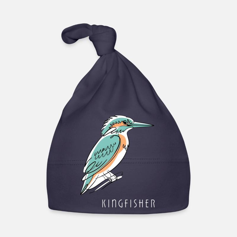 Martin-pêcheur Eisvogel Bonnet bio Bébé