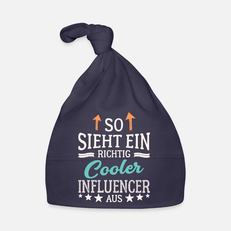 So sieht ein richtig cooler Influencer aus Baby Bio-Mütze