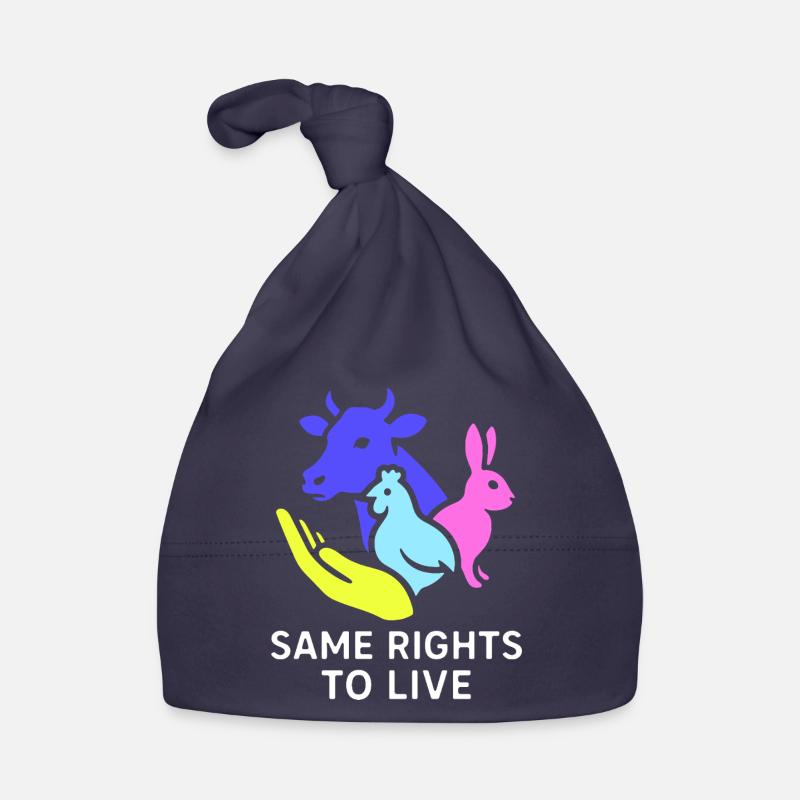 same rights to live - Baby Bio-Mütze - Navy