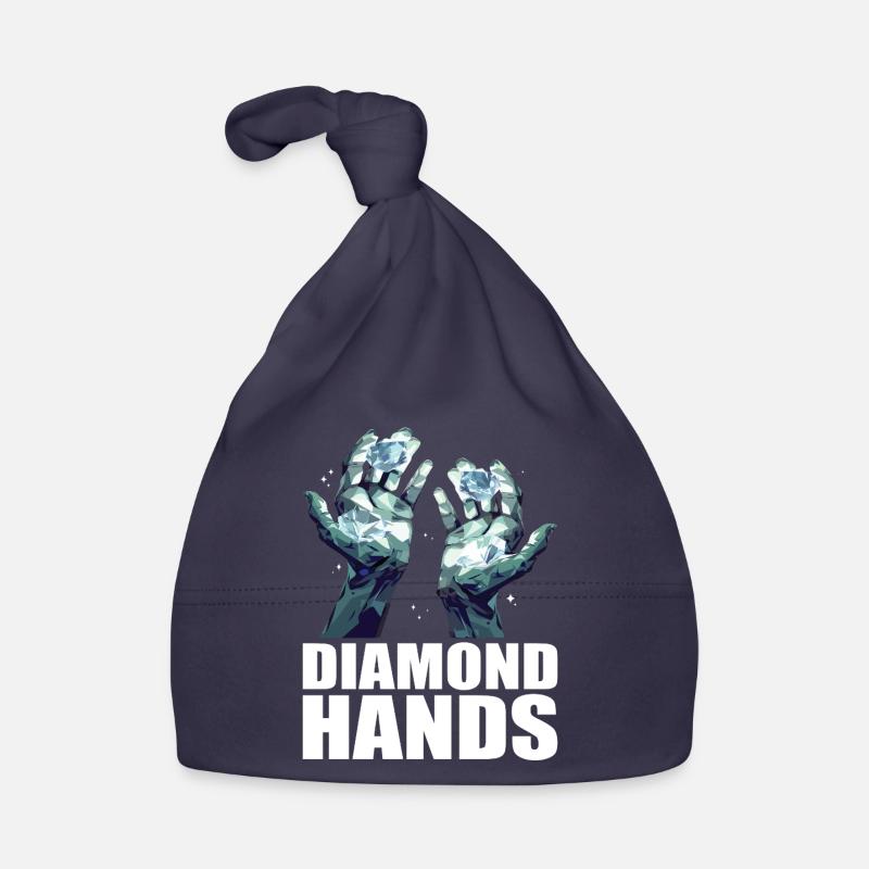 Diamond Hands Trading Baby Bio-Mütze