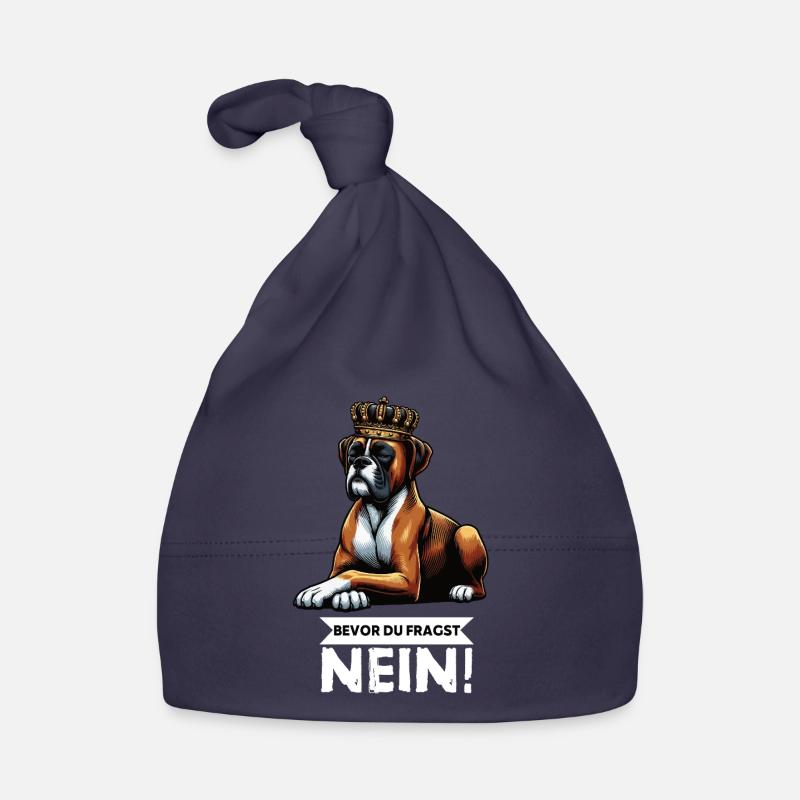 Avant que vous ne demandiez, sans boxer Boxer Boxer Boxer Boxer Dog Bonnet bio Bébé