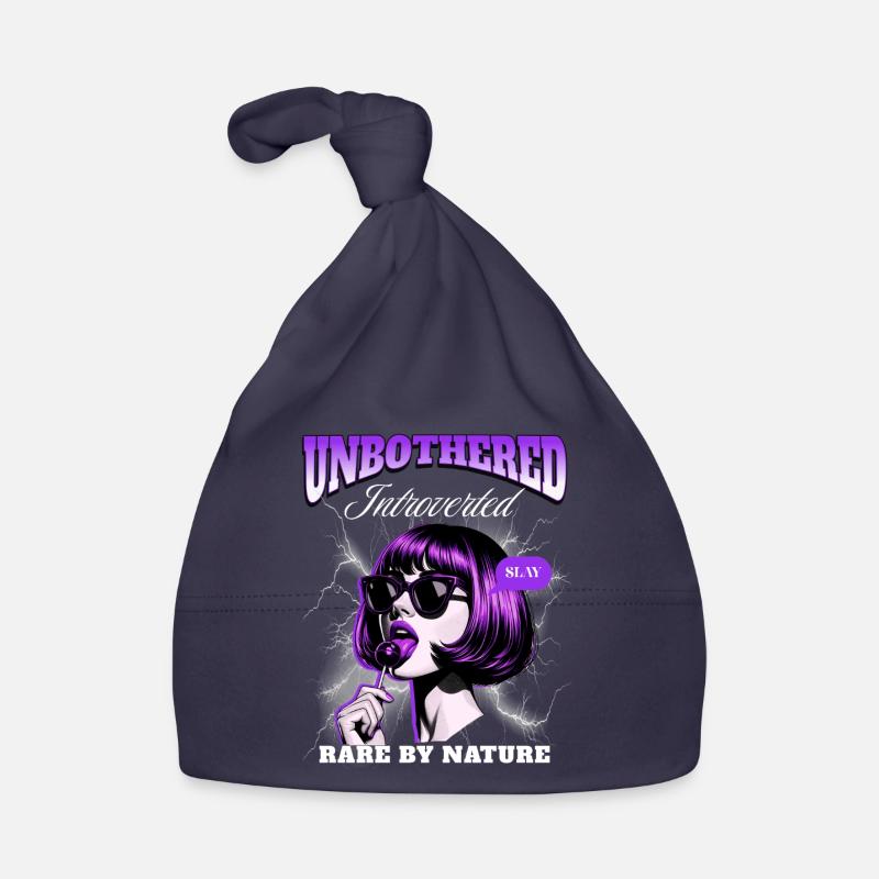 Introvert unbothered  Baby Bio-Mütze