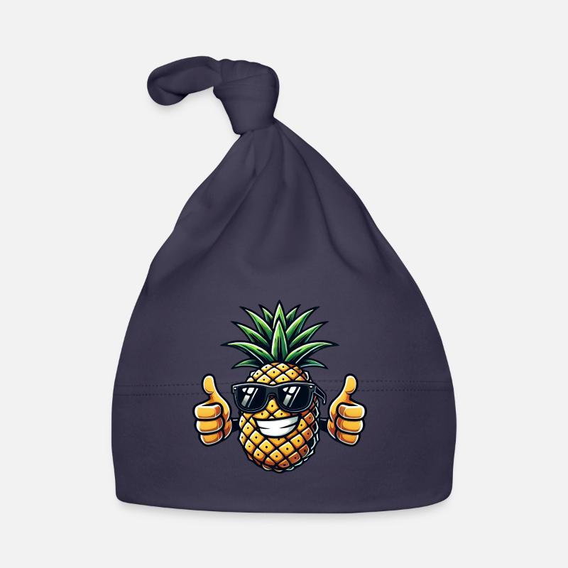 Fruity Pineapple Cool Sunglasses South Fruit Organic Baby Cap