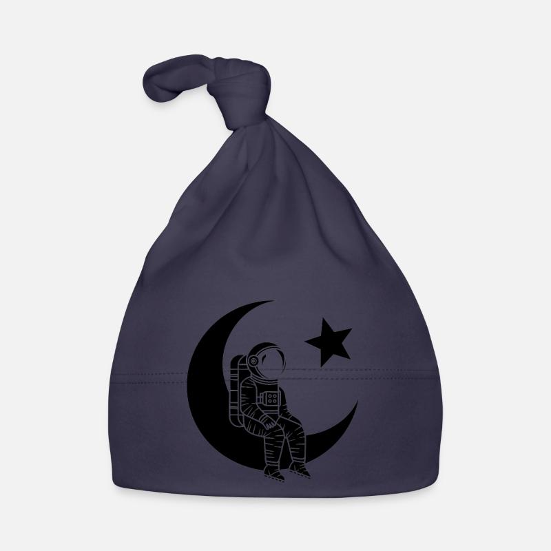 Mann des Mondes - Türkischer Astronaut Design Baby Bio-Mütze