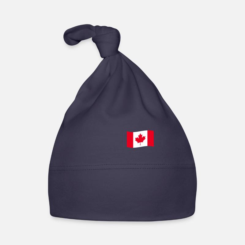 Drapeau du Canada Drapeau Canada Blason Canada pays Bonnet bio Bébé