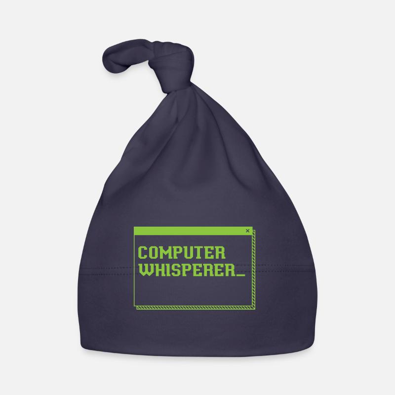 Computer Whisperer Organic Baby Cap