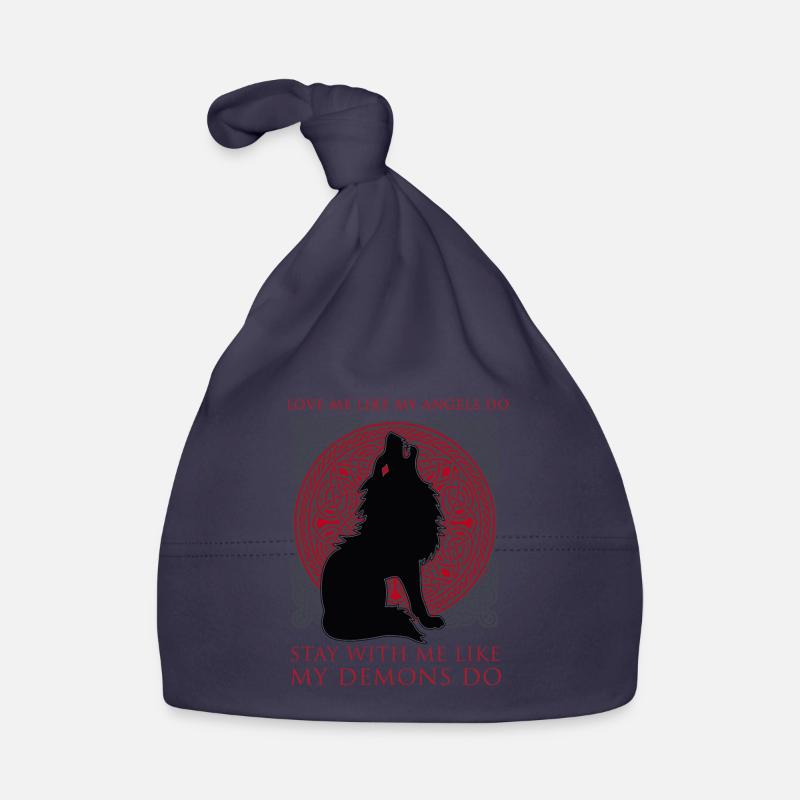 Fenriswolf Fenrir Wolf Dämon Geschenk Baby Bio-Mütze