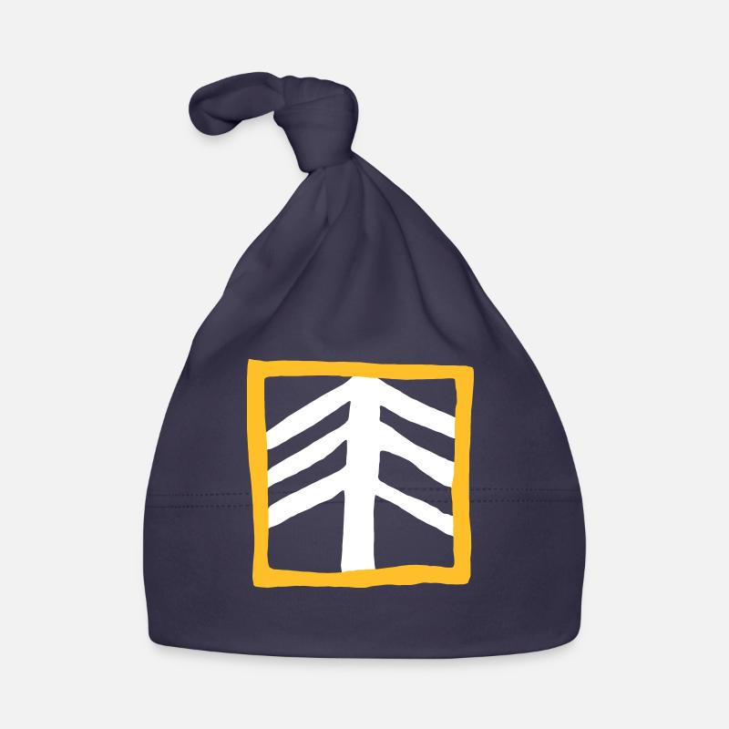 Symbole de sapin - Rune d’arbre - VECTOR Bonnet bio Bébé