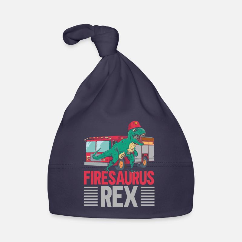 Firesaurus Rex Pompier Pompier Dinosau Bonnet bio Bébé