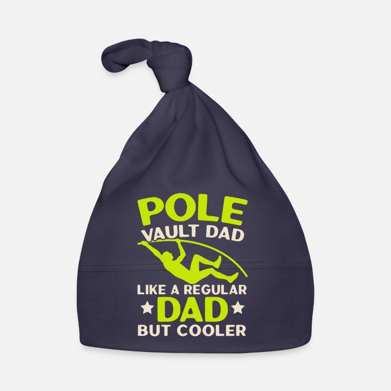 Pole Vault Dad Pole Vault Athletics Organic Baby Cap