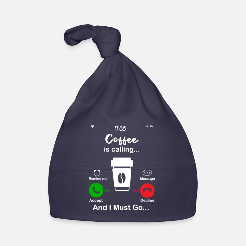 Coffee Is Calling Organic Baby Cap