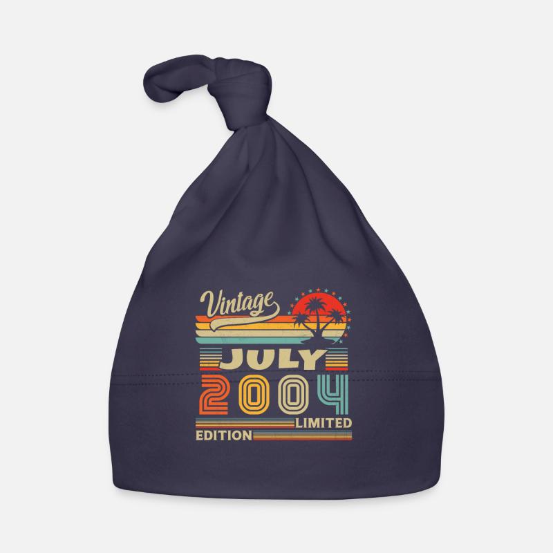 Vintage Juli 2004 Retro Geburtstagsgeschenk Baby Bio-Mütze
