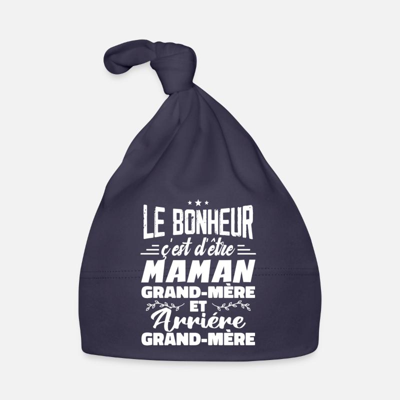 Arrière Grand Mère Bonnet bio Bébé