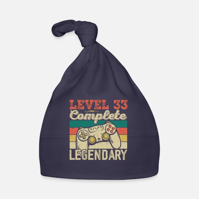 Niveau 33 Complete, Cadeau D'anniversaire 33 Ans Bonnet bio Bébé
