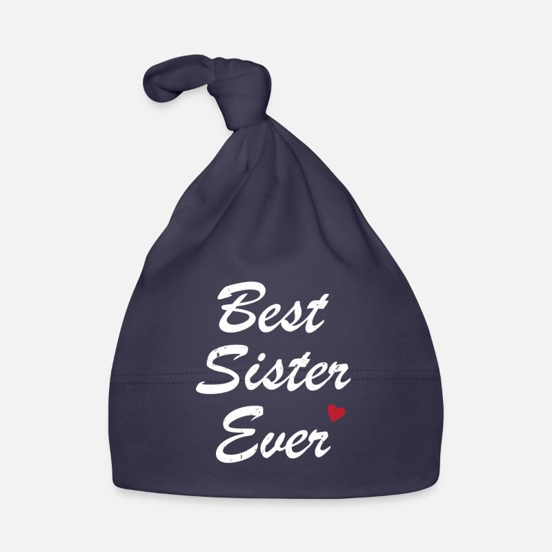 Beste Schwester aller Zeiten Bestes Schwester-Humor-Geschenk Baby Bio-Mütze