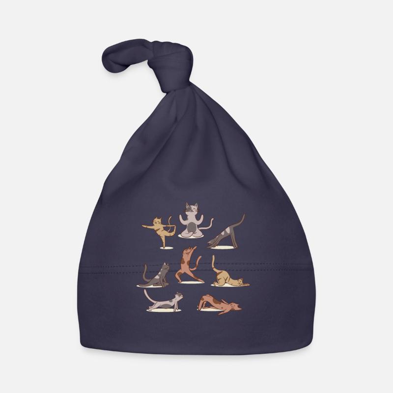 Yoga de chat, relaxation et méditation avec chat Bonnet bio Bébé
