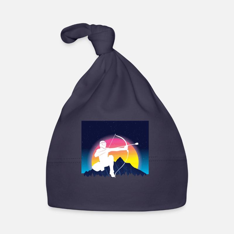 Balise fléchée Vaporwave Bonnet bio Bébé