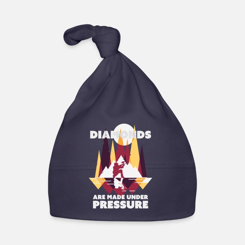 Diamants de paintball - Bonnet bio Bébé - marine