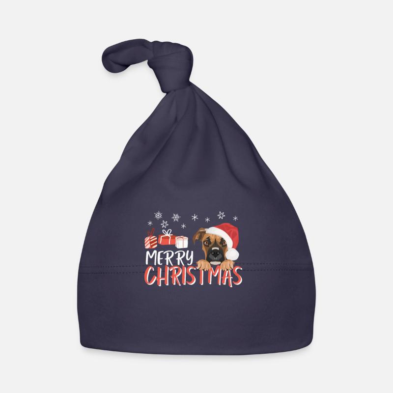 Boxer Joyeux Noël Bonnet bio Bébé