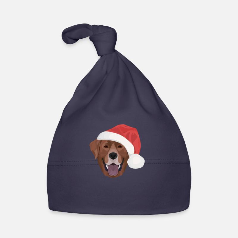 Joyeux Noël Labrador Bonnet bio Bébé