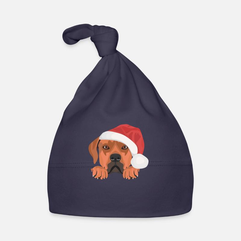 Rhodesian Ridgeback Joyeux Noël Bonnet bio Bébé