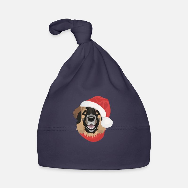 Joyeux Noël Leonberg Bonnet bio Bébé