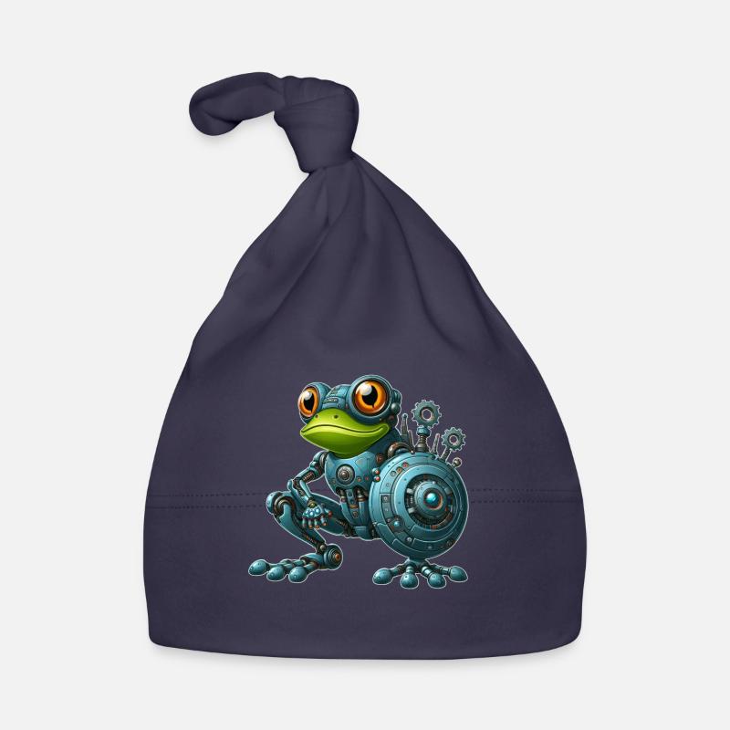 Cyborg Frog Toad Toad Robot Mech Design Organic Baby Cap