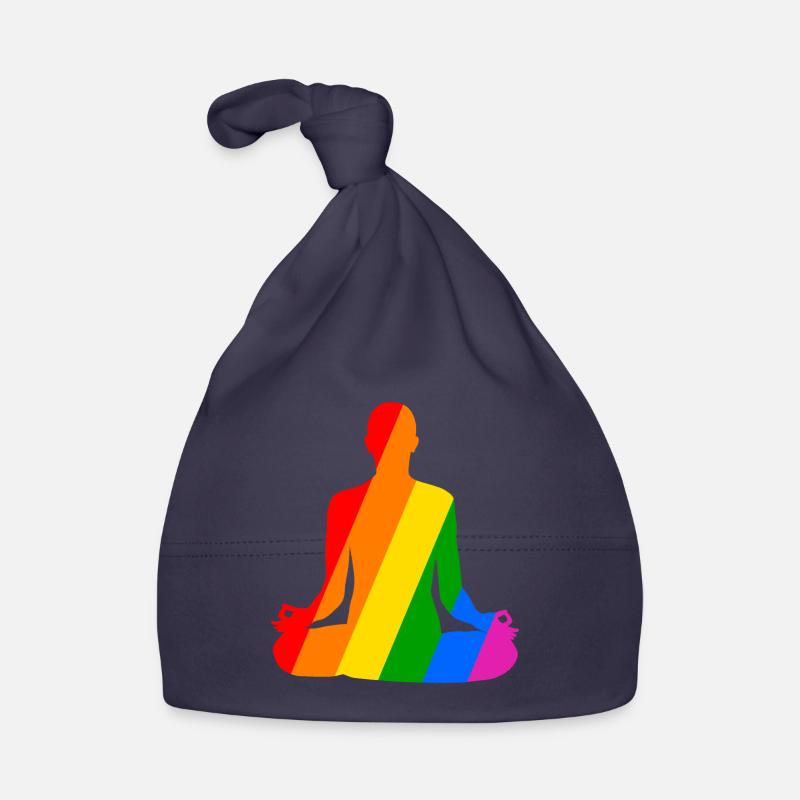 Variété et équilibre dans la pose de yoga colorée Bonnet bio Bébé