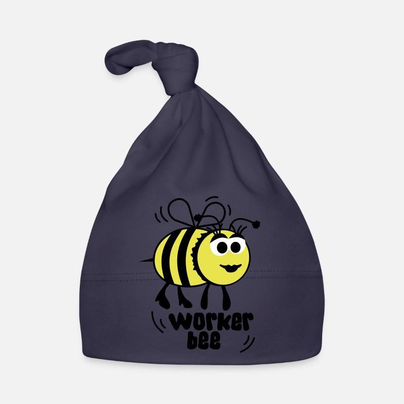 "Worker Bee" Corvée - abeilles - Bumblebee Bonnet bio Bébé