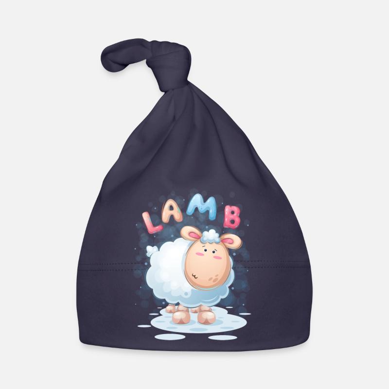 Lamm Baby Bio-Mütze