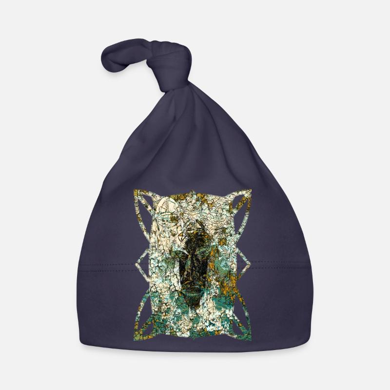African Masks (2) Organic Baby Cap